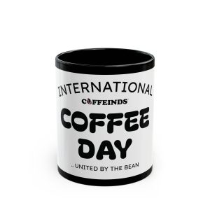 17653544880542085691_2048.jpeg International Coffee Day Mug – Black Ceramic Coffee Cup