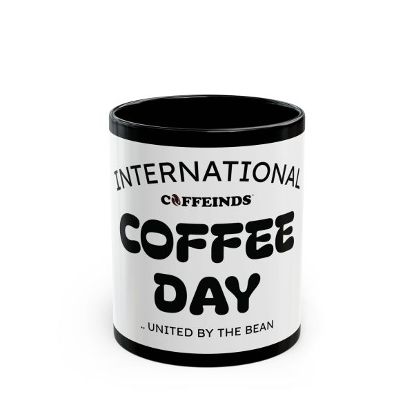 17653544880542085691_2048.jpeg International Coffee Day Mug – Black Ceramic Coffee Cup