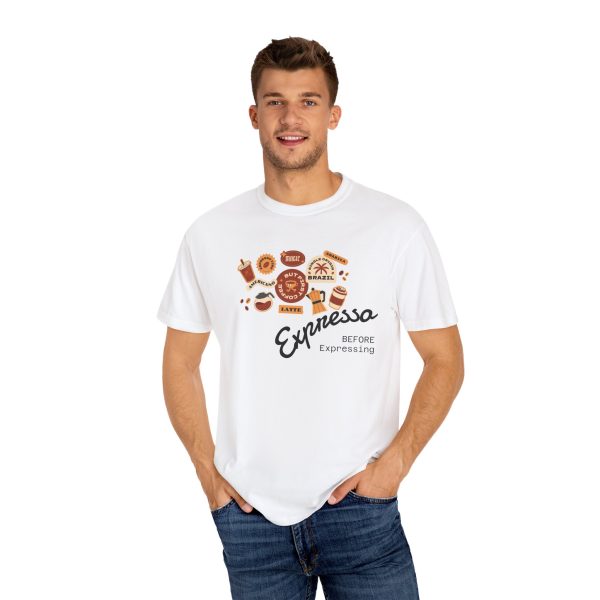 12913479935304804617_2048-1.jpeg Espresso Before Expressing – Funny Coffee Quote Unisex T-Shirt
