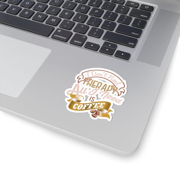 Coffee Therapy Kiss-Cut Stickers