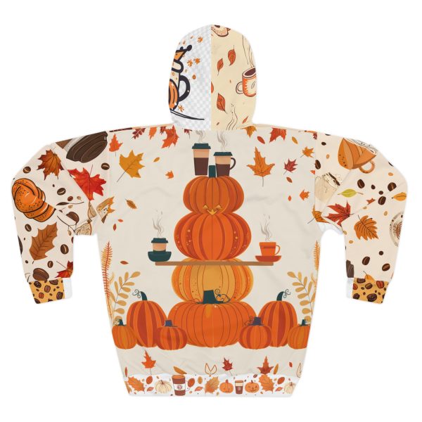 17512477099853566990_2048.jpeg Autumn Coffee & Pumpkin Hoodie – Cozy Fall Unisex Pullover
