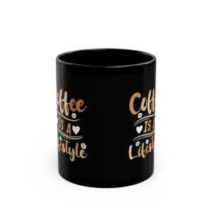 3485296875031461341_2048.jpeg Coffee Is a Lifestyle – Black Ceramic Mug